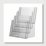 4 Tier A4 Leaflet Dispenser