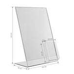 A3 Sign Holder with Leaflet Dispenser