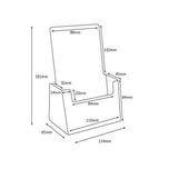 DL Single Tabletop Leaflet Dispenser