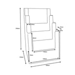 4 Tier A5 Leaflet Dispenser