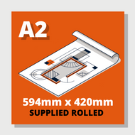 A2 Plan Printing Supplied Rolled
