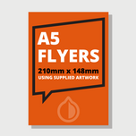Express Same Day A5 Size Gloss Flyers