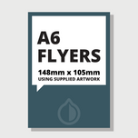 A6 Flyers / Postcards Standard Service