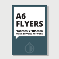 A6 Flyers / Postcards Standard Service