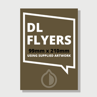 Express Same Day DL Size Gloss Flyers