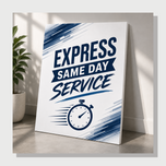 Express Same Day Foam Board or Correx Service