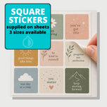Square Stickers - Self Adhesive paper
