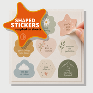 Shaped Stickers - Self Adhesive paper